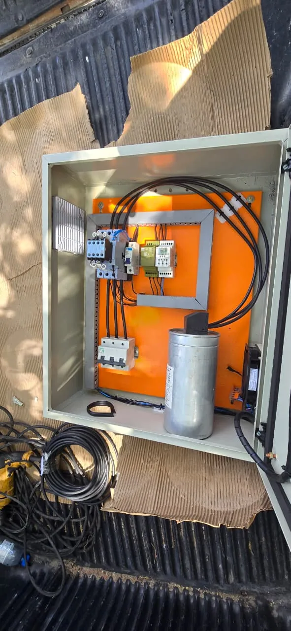 Quadro elétrico técnico montado pela Concretta